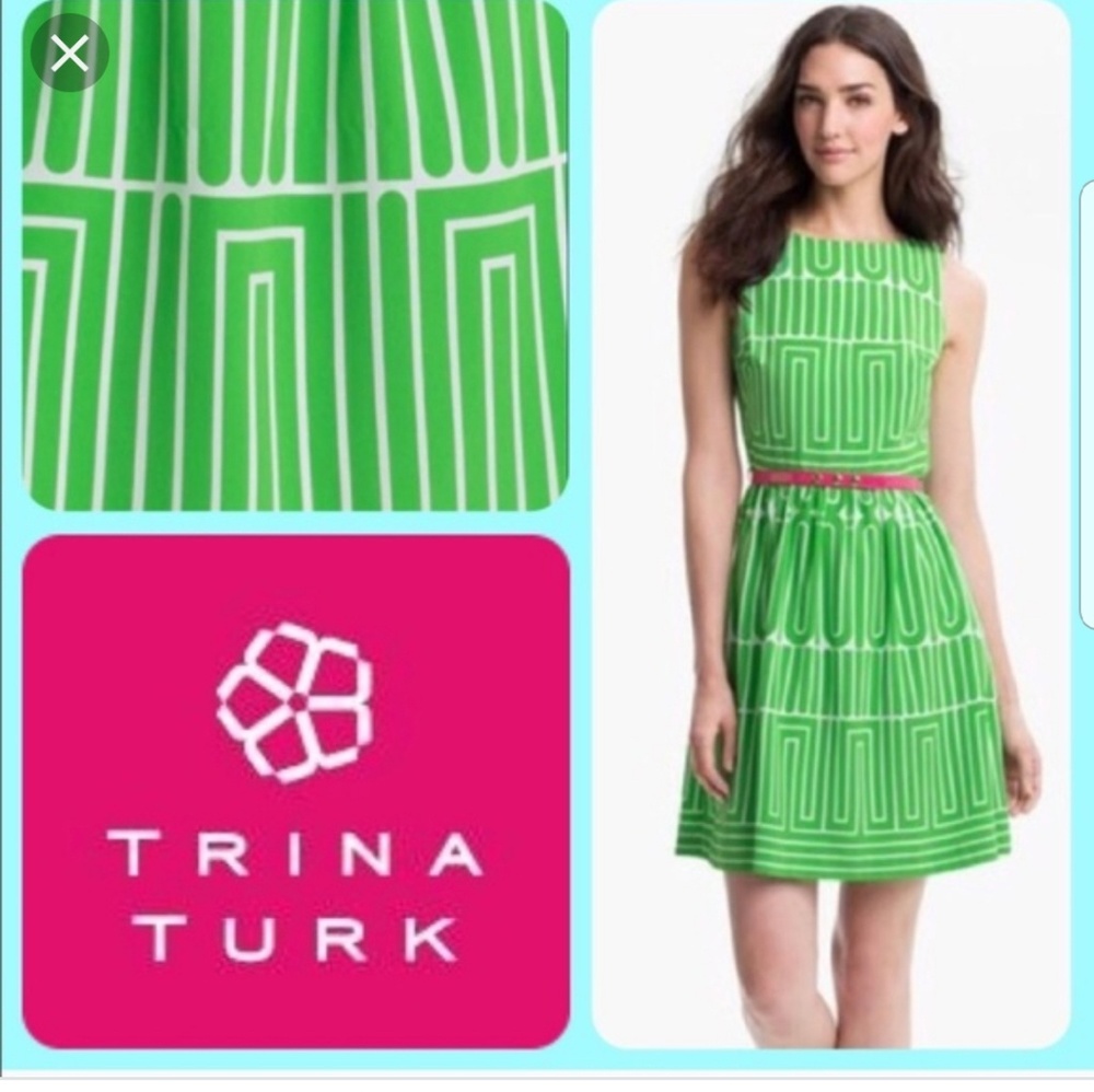 Trina Turk dress with belt